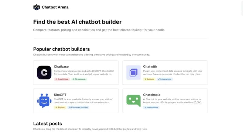 Chatbot Arena screenshot