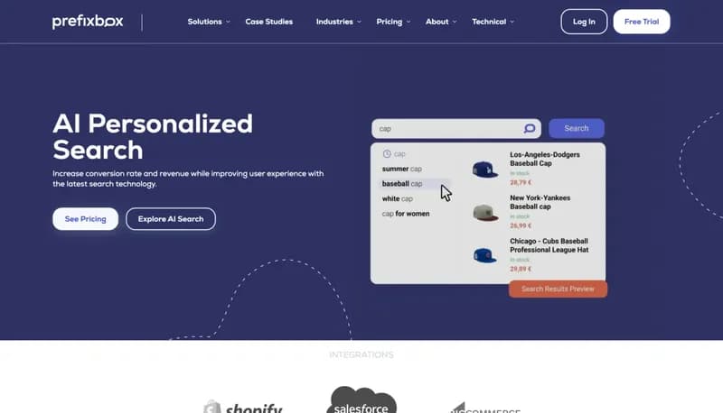 Prefixbox AI Search screenshot