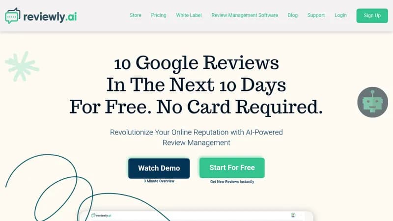 reviewly.ai website