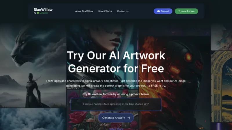 BlueWillow screenshot