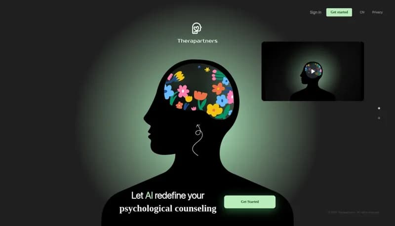Therapartners screenshot