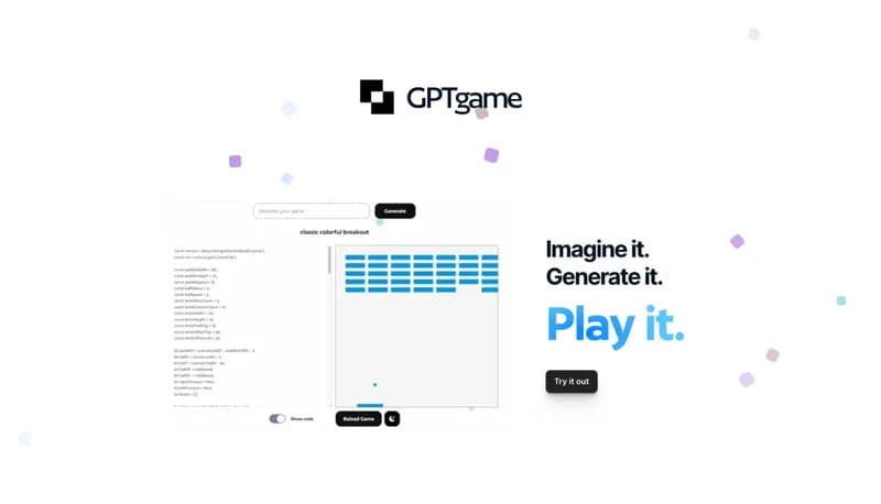 GPTGame screenshot