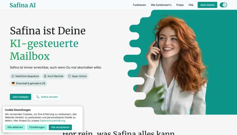 safina ai website