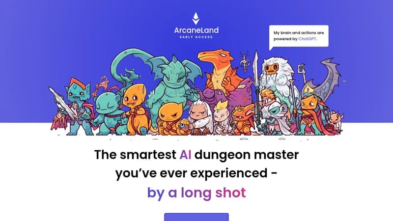 arcaneland website
