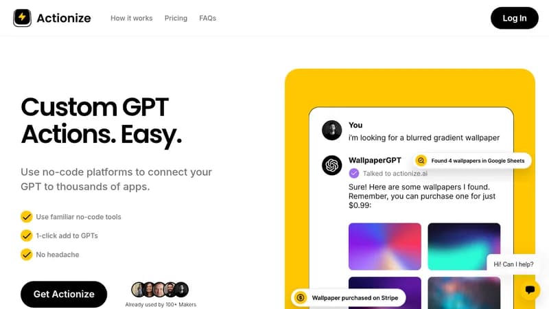 actionize website