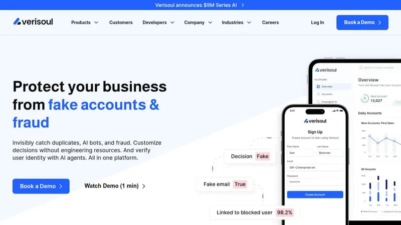 verisoul website