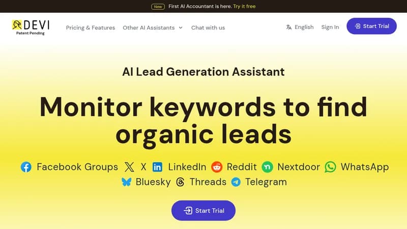 devi ai website