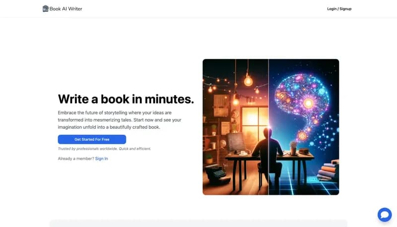 BookAIWriter screenshot