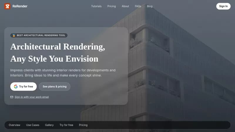 ReRender AI screenshot