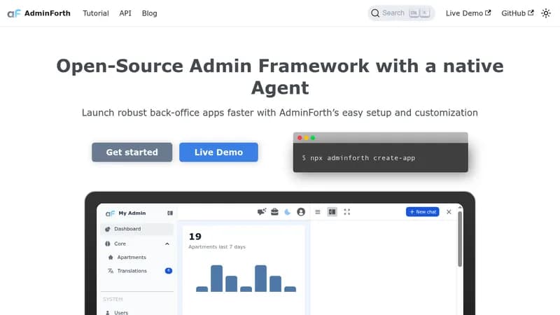 adminforth website