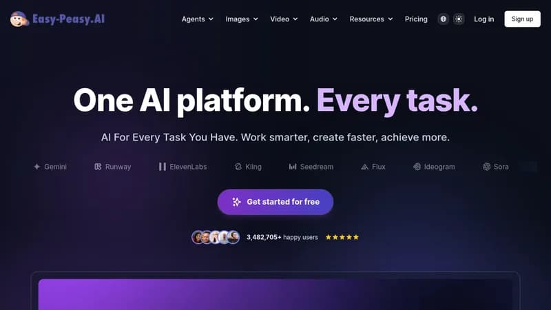 easy-peasy.ai website