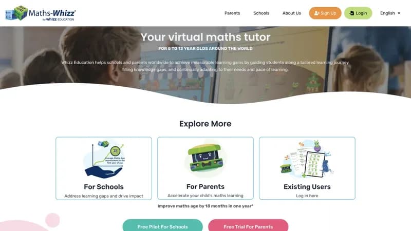 Maths-Whizz screenshot