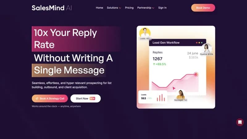 SalesMind AI screenshot