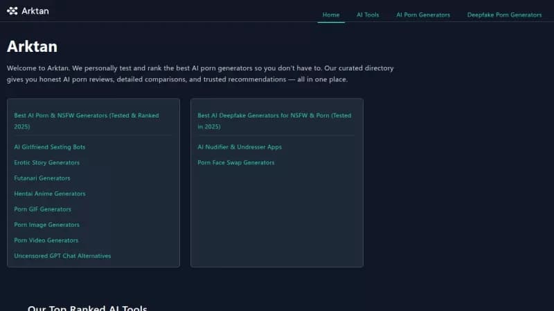 Arktan screenshot