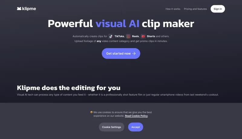 Klipme screenshot