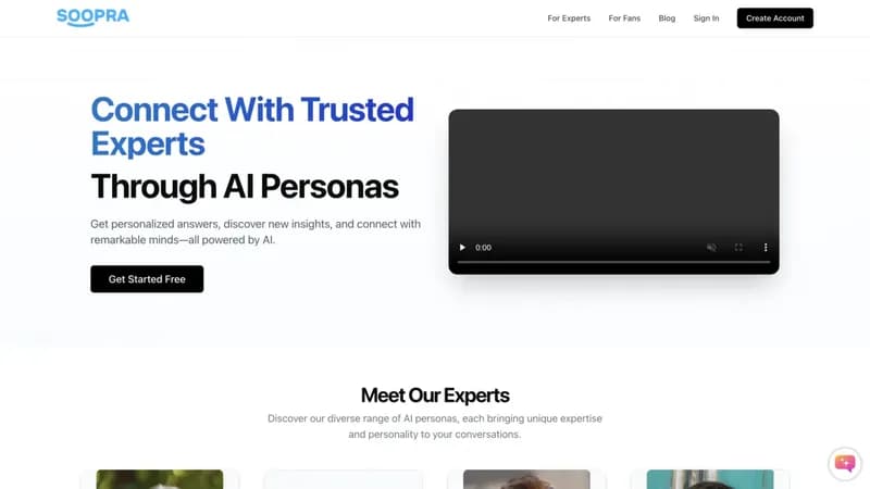 Soopra AI screenshot