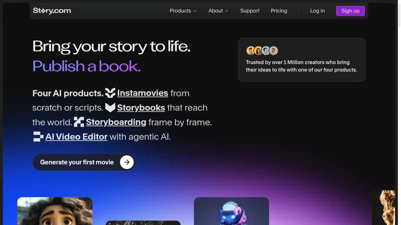 story.com website
