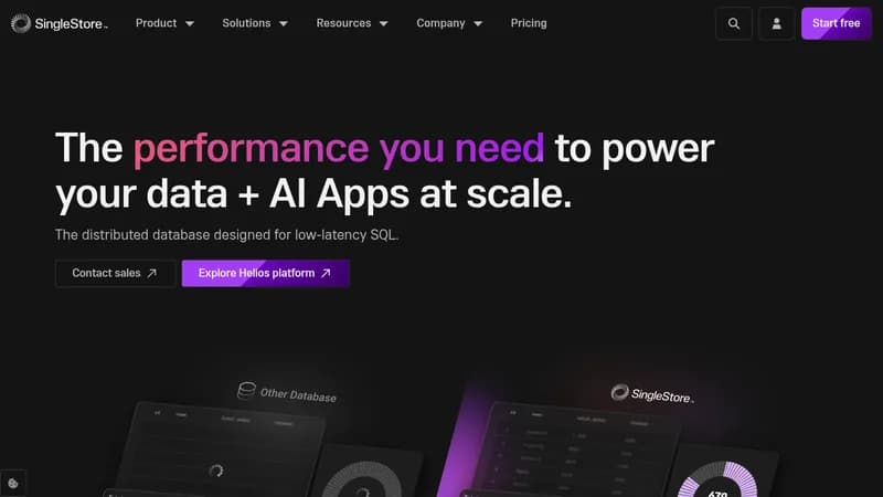 singlestore website