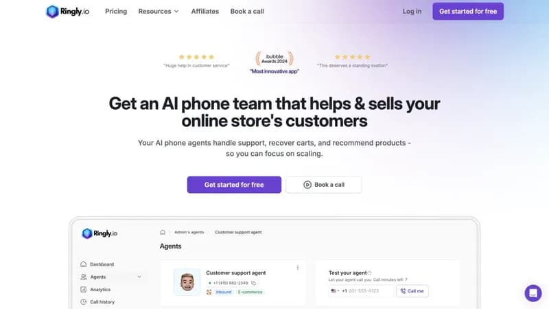 Ringly.io screenshot
