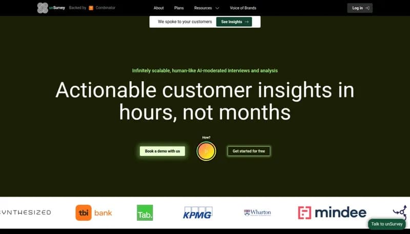 unSurvey screenshot