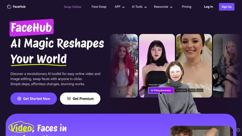 facehub website