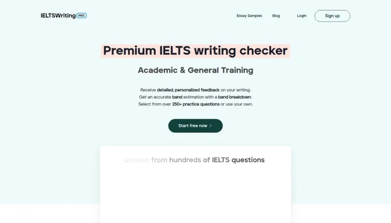 IELTS Writing Pro screenshot