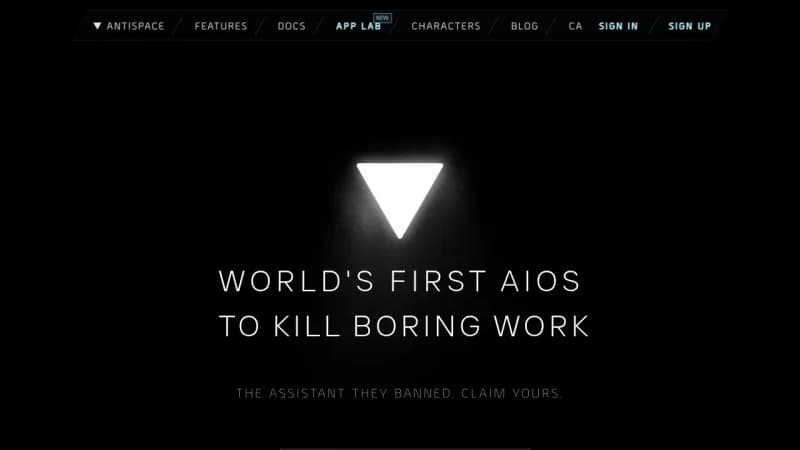 Antispace screenshot