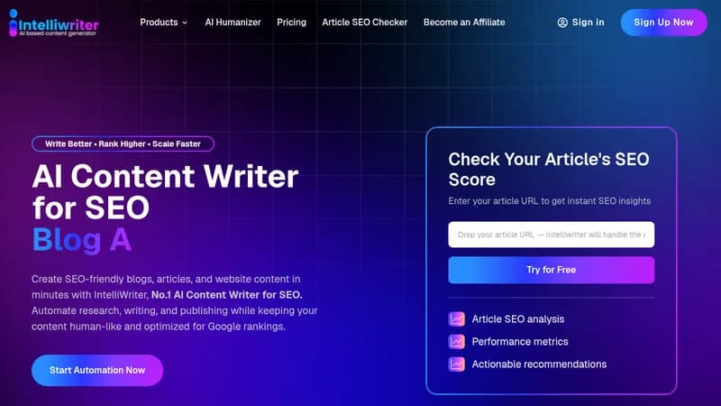 intelliwriter website