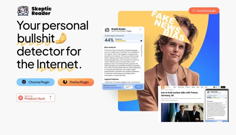 SkepticReader screenshot
