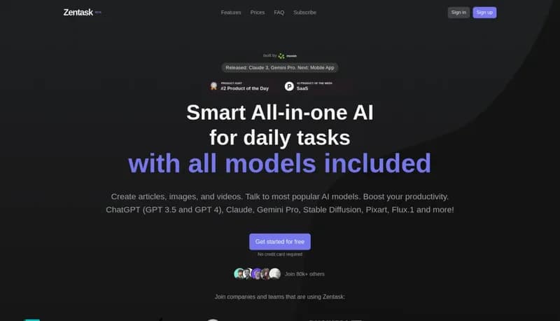 Zentask screenshot