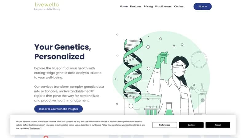 Livewello screenshot