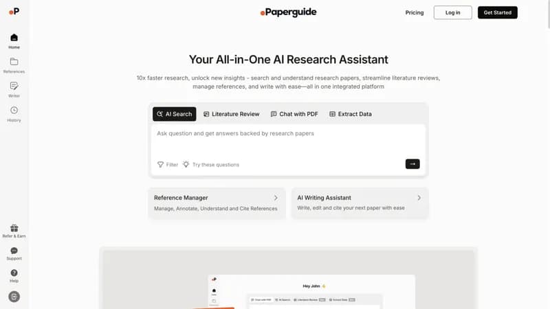 Paperguide screenshot
