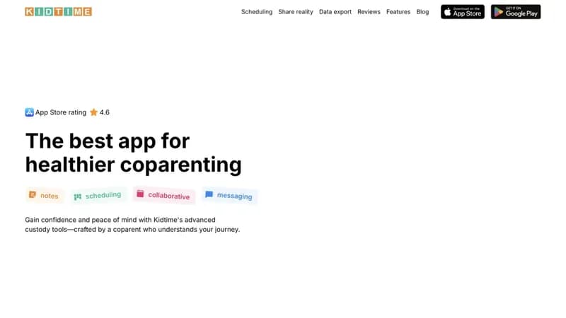 www.kidtime.app screenshot