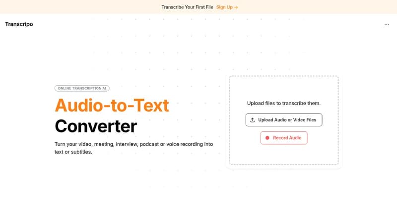 transcripo website