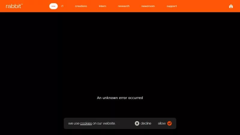 rabbit intern screenshot