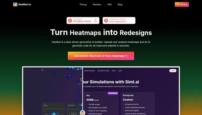 Heatbot.io screenshot