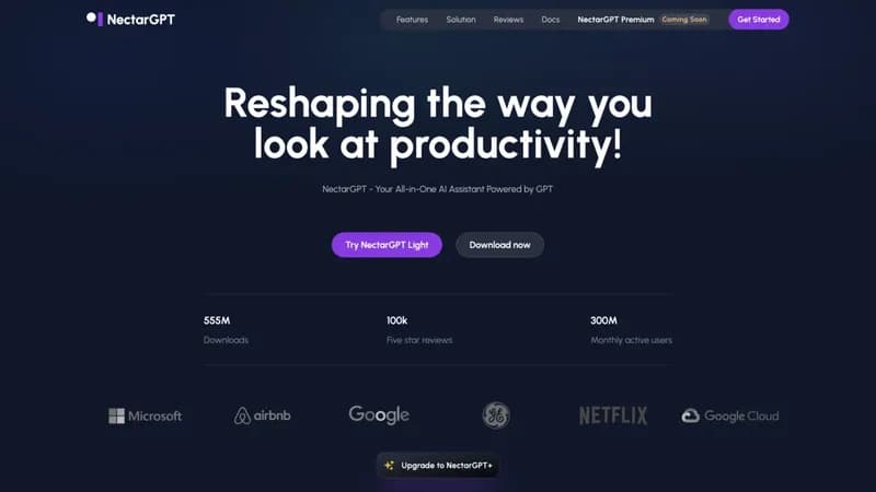 NectarGPT screenshot