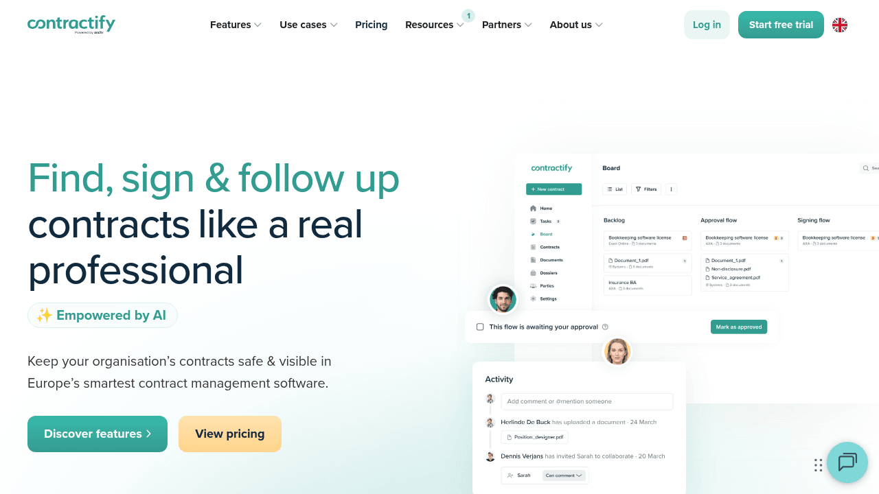contractify website