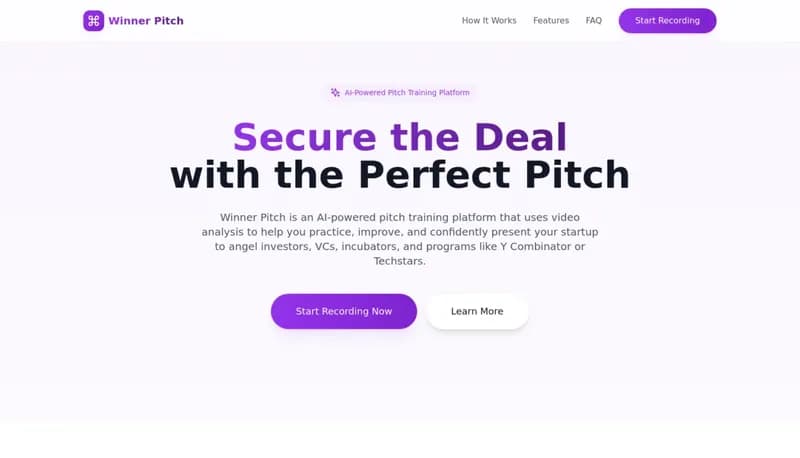Winner Pitch screenshot