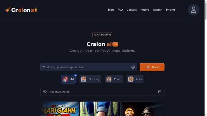 craion ai website