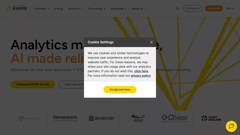 KNIME screenshot