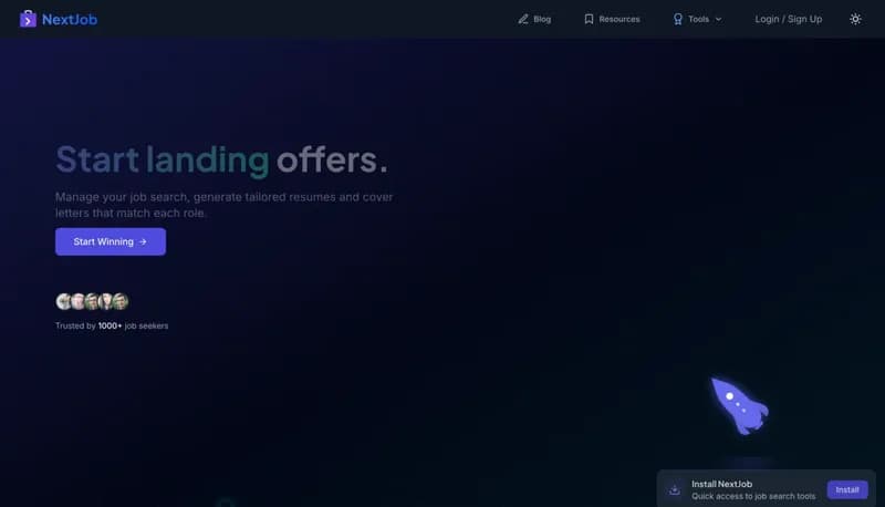 NextJob screenshot