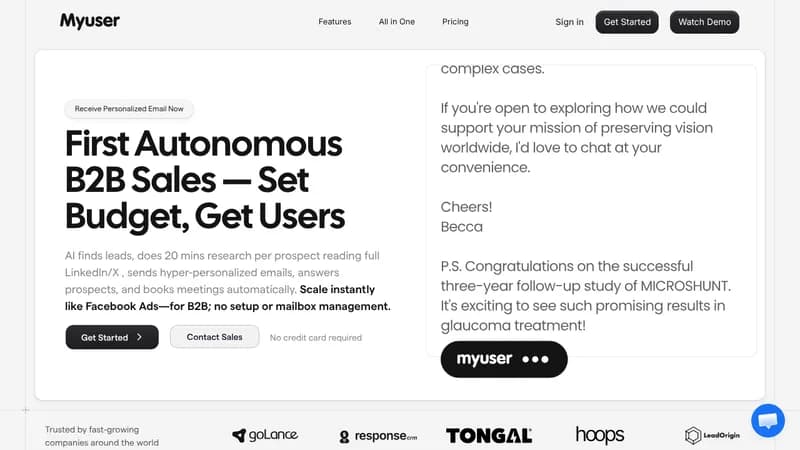 myuser website