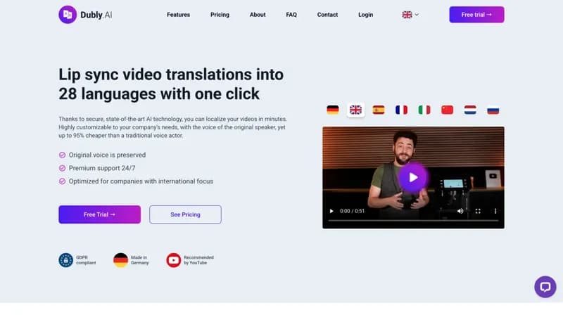 Dubly.AI screenshot