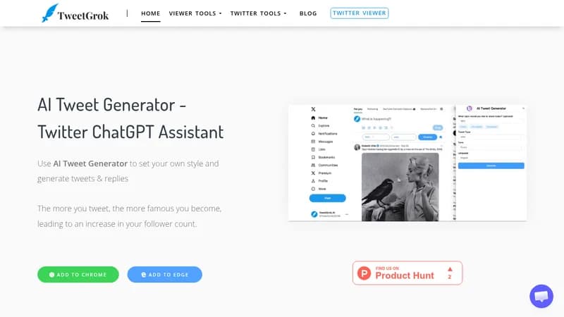 ai tweet generator website