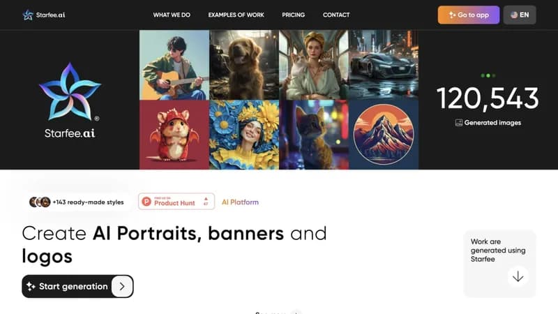 Starfee.ai screenshot