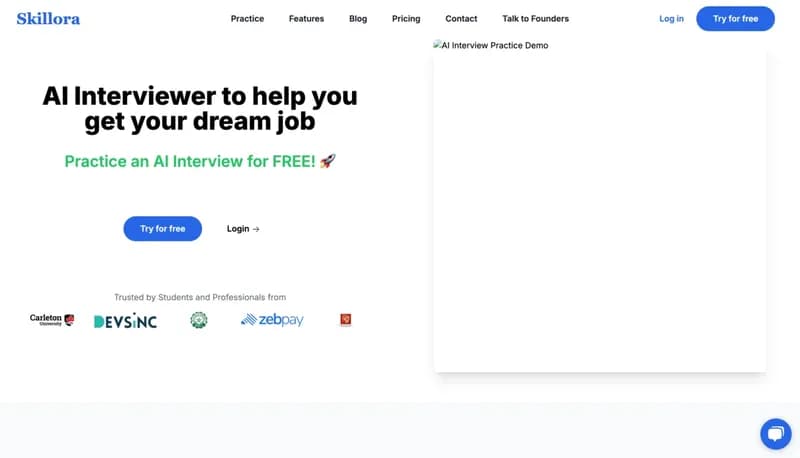 Skillora screenshot