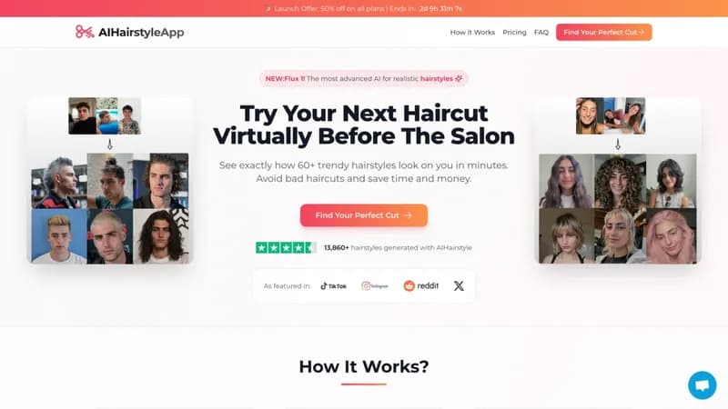 AI HairstyleApp screenshot