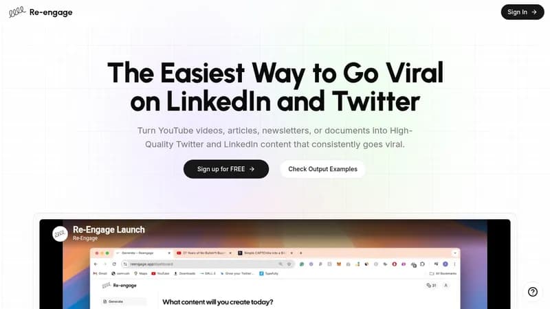 re-engage website