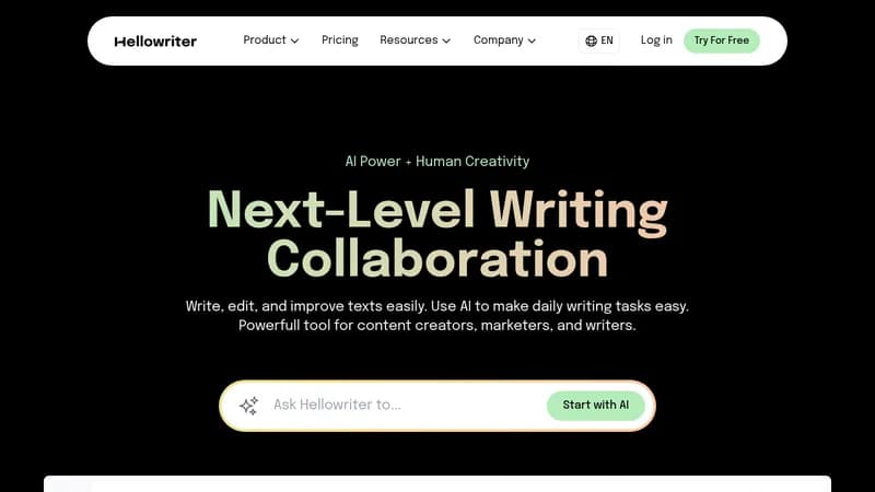 hellowriter website